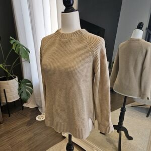 MASSIMO DUTTI waffle knit sweater